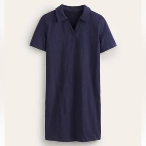 BODEN Ingrid Polo Cotton Dress Navy NWT Size 10R